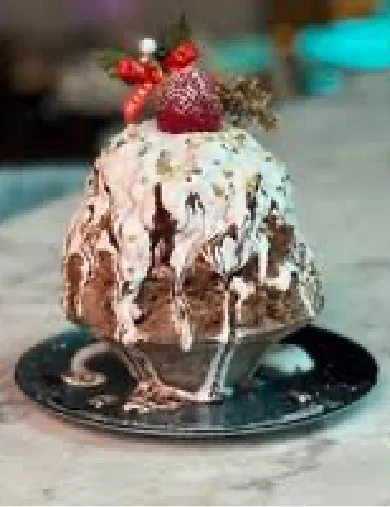 ストロベリーミルクのかき氷